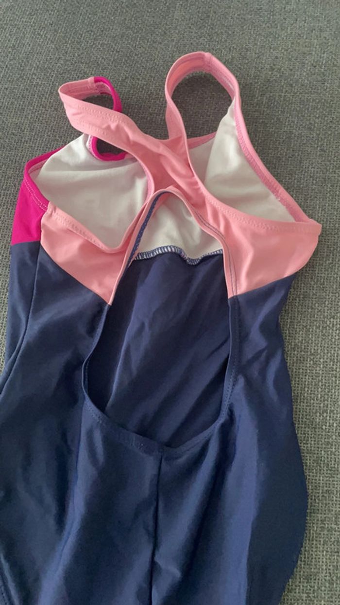 Maillot de bain bleu et rose - photo numéro 3