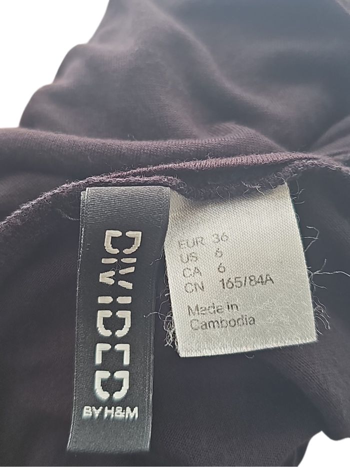 Débardeur noir H&M Divided – détail dentelle – Taille 36 (S) - photo numéro 4