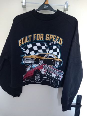 Sweat oversize court fille ado