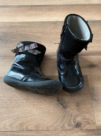 Bottines noir vernis