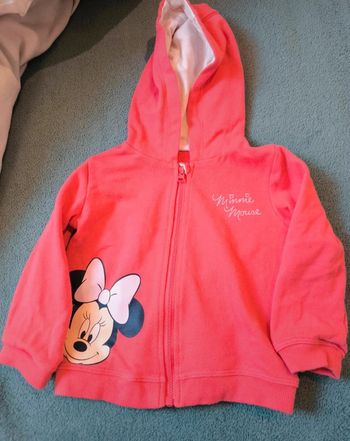 Gilet zippé fille Disney 18 mois