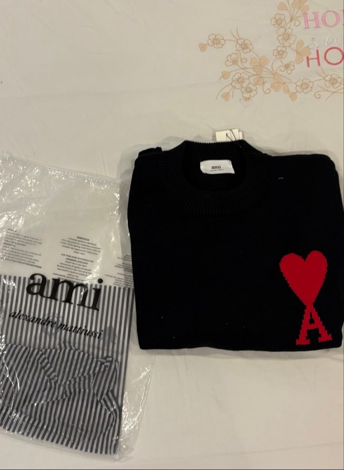 Pull AMI Paris Noir Taille L