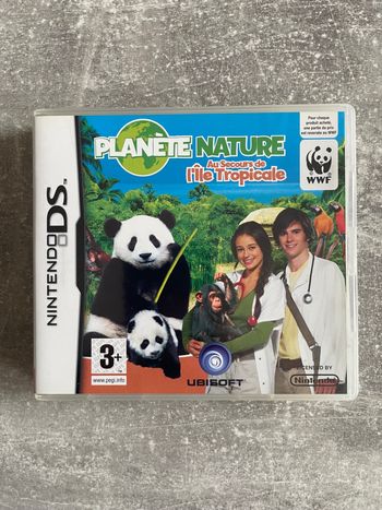 Jeu pour Nintendo DS, Planète nature, au secours de l'île tropicale, en français.
