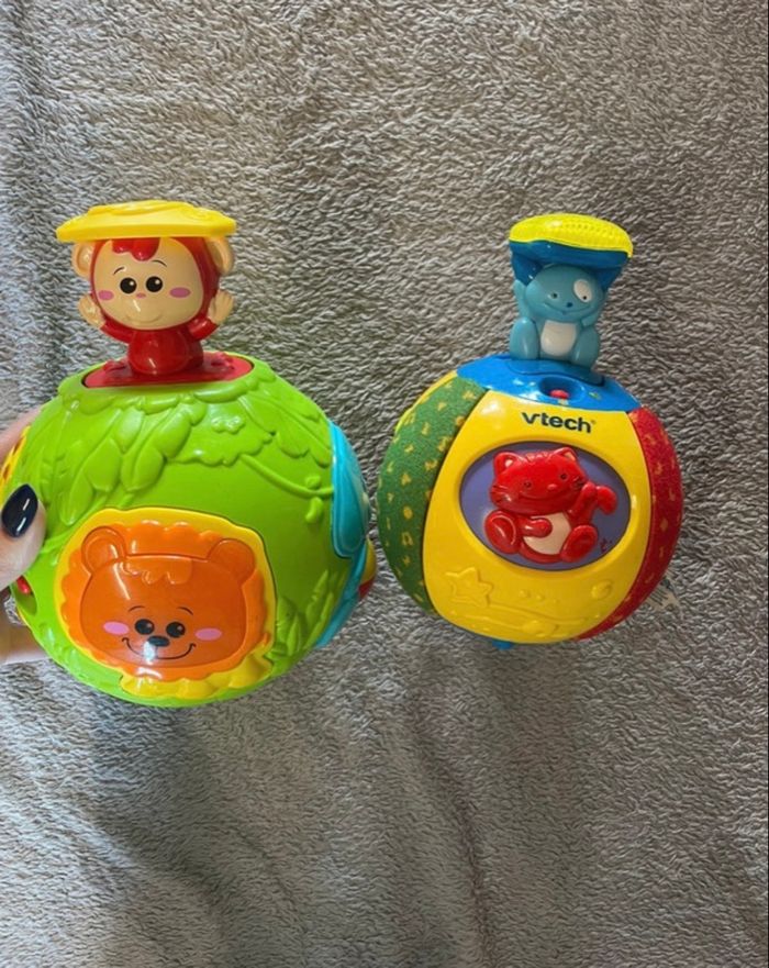 lot 2 pop-up balls interactives bébé 🎵