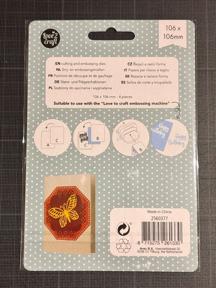 Ensemble 4 pièces de découpe Love 2 Craft - photo numéro 3