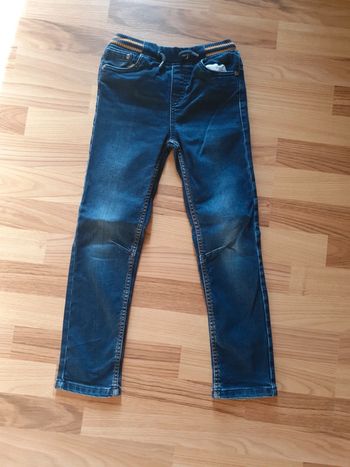 Jean verbaudet 8 ans bleu fonce