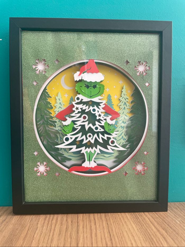 Cadre 3D Le Grinch