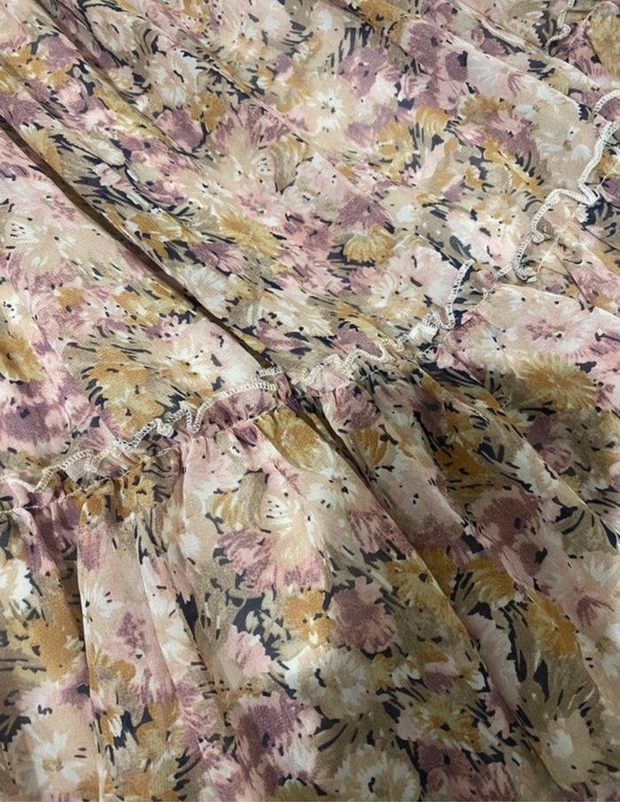 Jupe fleuris taille M - photo numéro 3