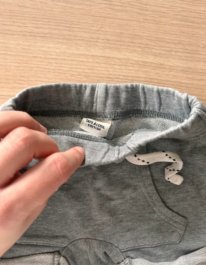 Short gris garçon - photo numéro 2