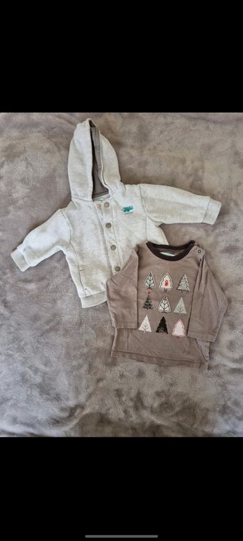 Gillet & tee shirt ML