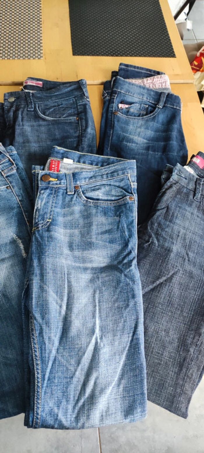 Lot 6 jeans femme taille 36/S - photo numéro 3