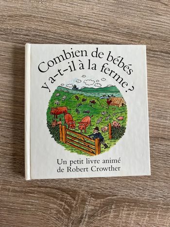 Livre animaux de la ferme enfant