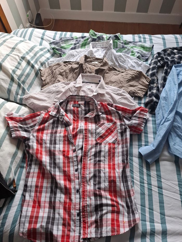 Lot de 12 vêtements Homme Taille M en bon état - photo numéro 4