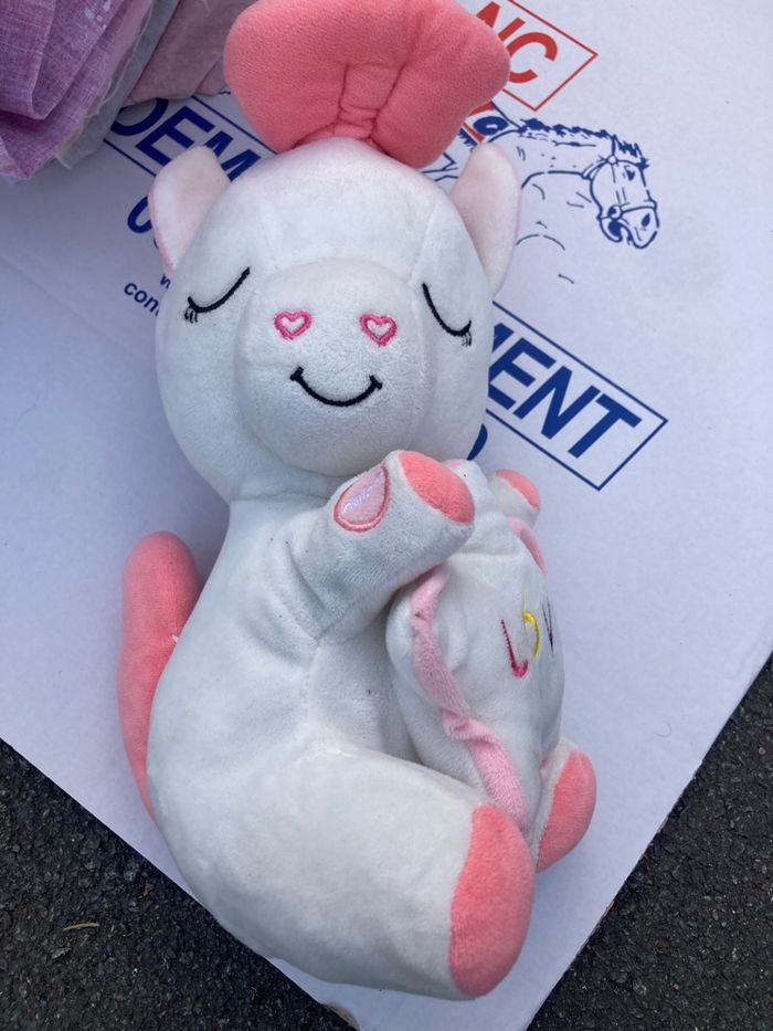 Peluche licorne coussin Love - photo numéro 2