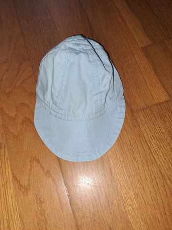 Casquette bleu ciel nourrisson 3 mois