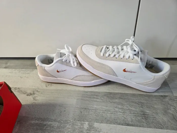 Basket Nike court vintage blanc - photo numéro 7