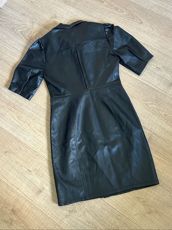Robe noire neuve en simili cuir Morgan taille 36 - photo numéro 8