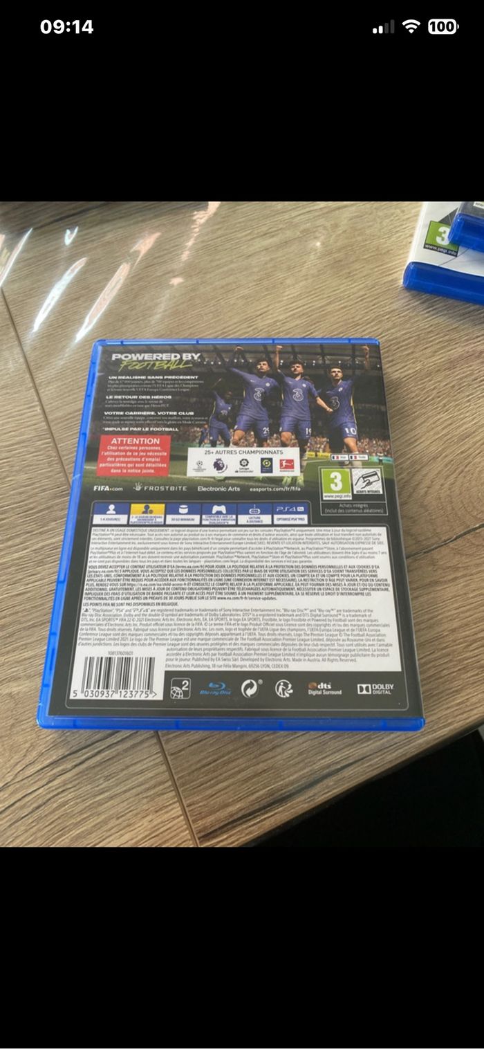 Jeu PS4 fifa 22 - photo numéro 2