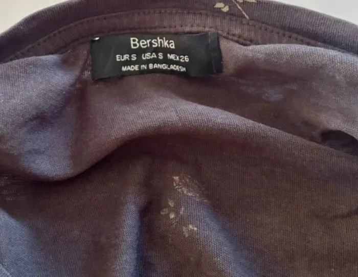 T-shirt noir chez bershka taille S - photo numéro 5