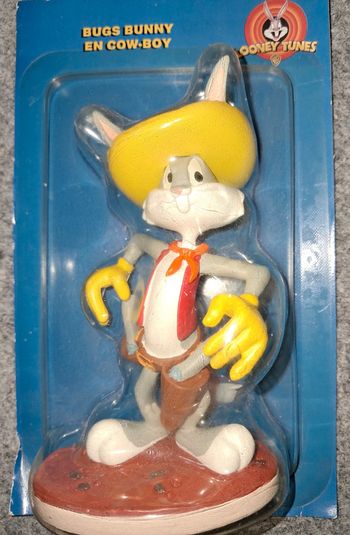 Figurine Looney Tunes Bugs Bunny en cow boy