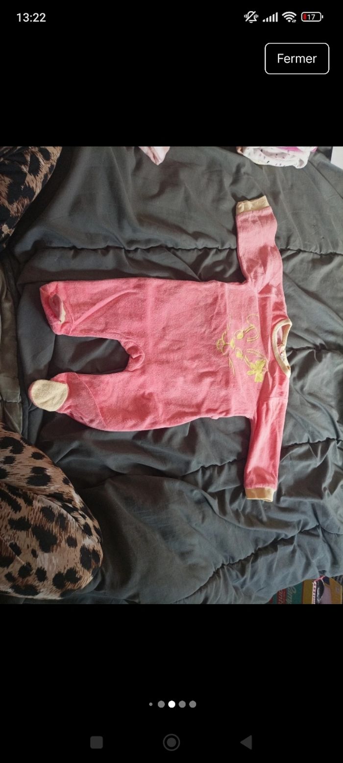 Lot de pyjama bébé fille taille 3 mois - photo numéro 5