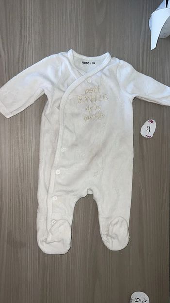 Pyjama bébé fille, 3 mois,  Gémo