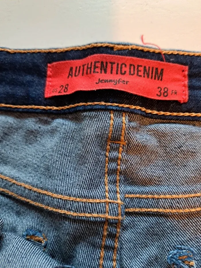 Jeans taille haute avec de l élasthane T 38 - photo numéro 2