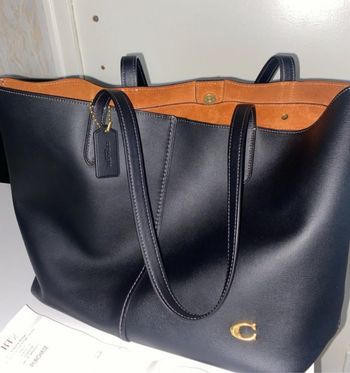 Sac coach tote north 32 authentique