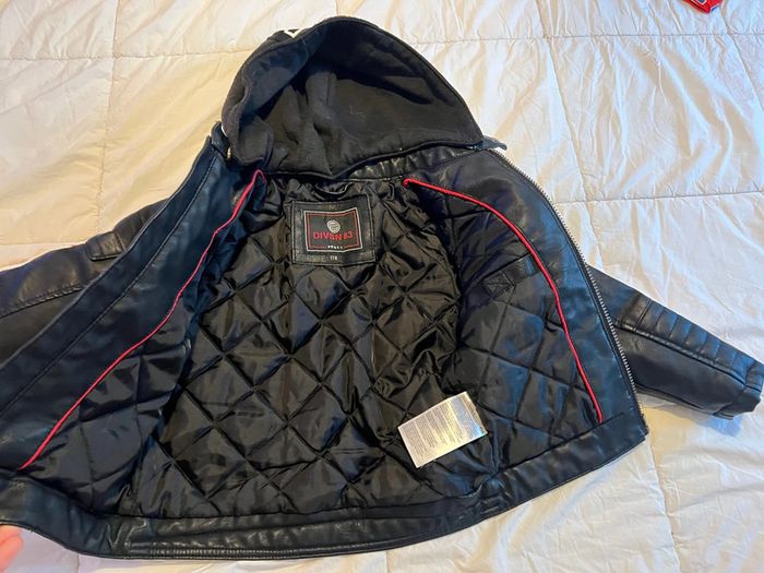 Veste en cuir C&A garçon - photo numéro 11