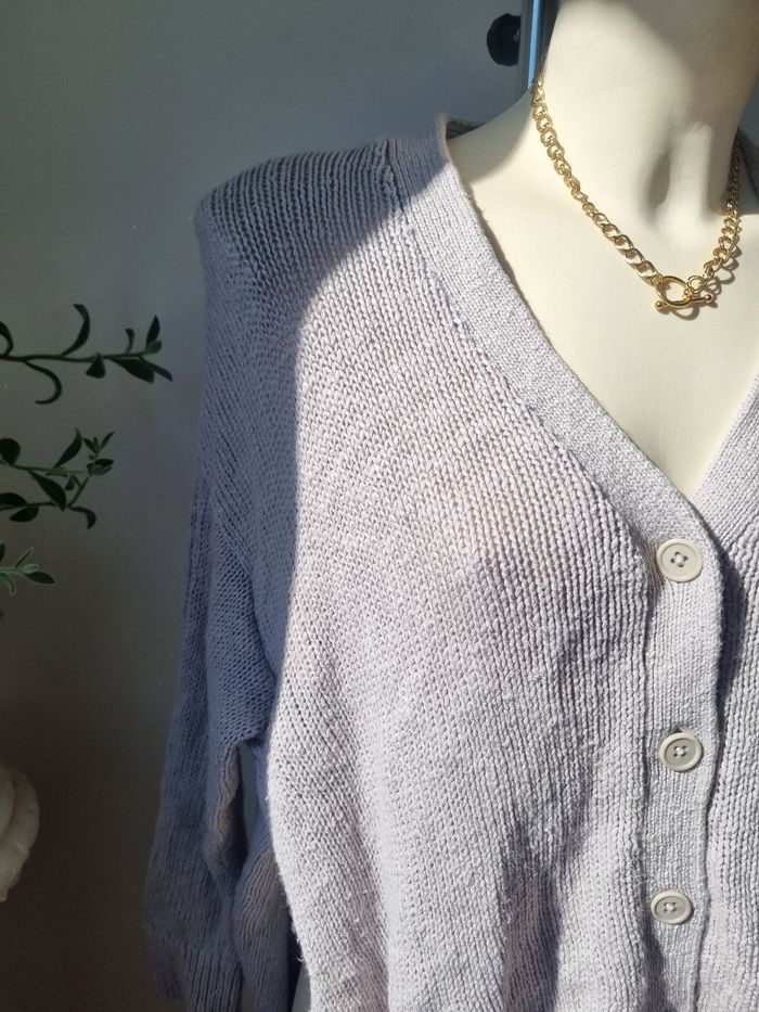 Cardigan gris comptoir des cotonniers - photo numéro 4