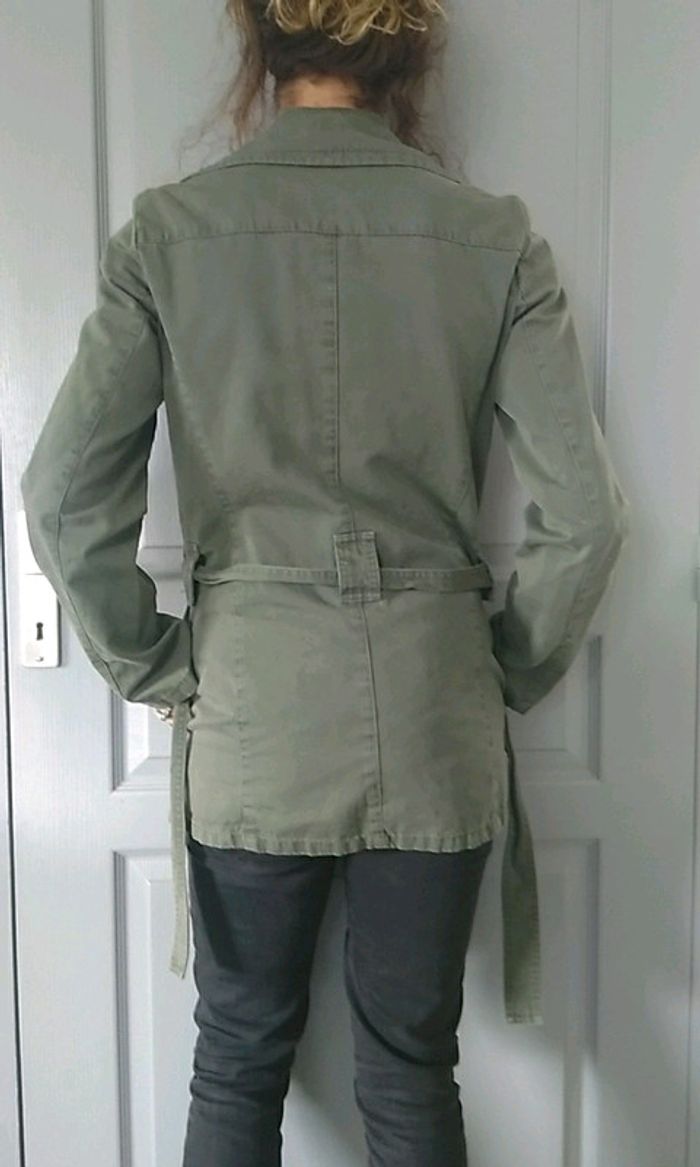 Trench kaki etam taille 36 P - photo numéro 3