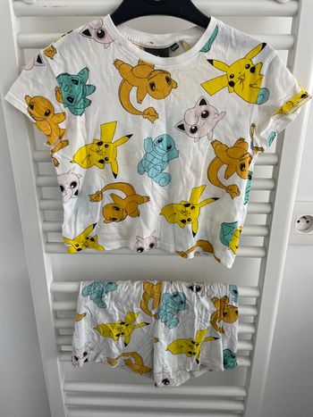 Pyjama short Pokémon fille - 10 ans 