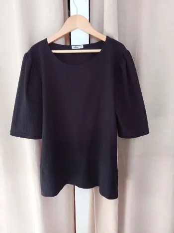 Blouse noire manches 3/4