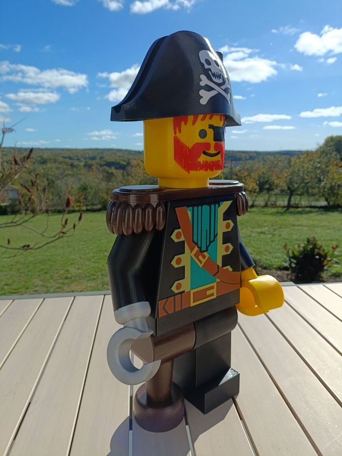 Figurine brick pirate  géant 50 cm - photo numéro 5