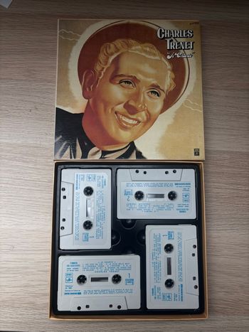 Coffret 4 cassettes audio Charles Trenet Je chante