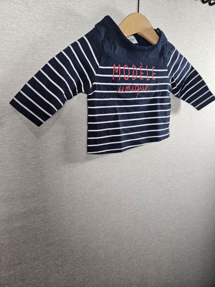 T-shirt manche longue  tape à l'œil 3 mois - photo numéro 5