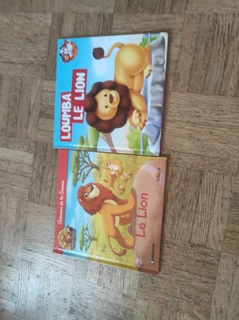 Lot 2 livres sur le lion  🦁