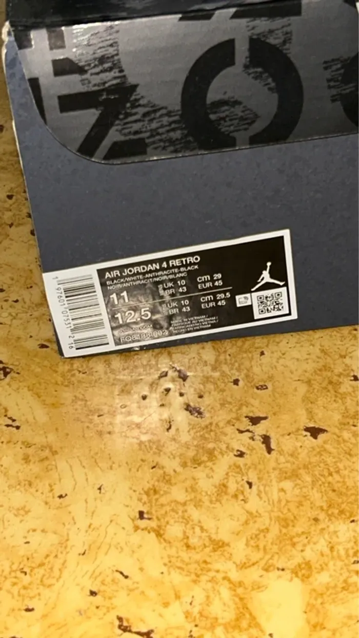 Air Jordan 4 Rétro Fear 2024 - photo numéro 7