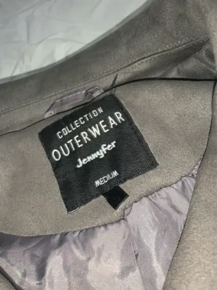 Veste blazer en daim - photo numéro 3