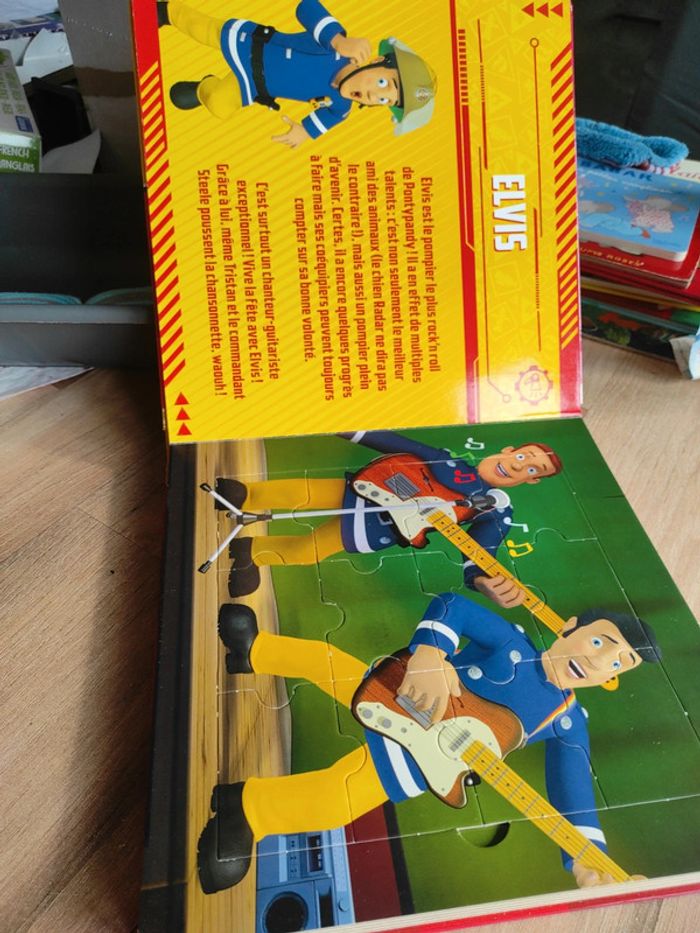 Mon grand livre puzzle sam le pompier - photo numéro 6