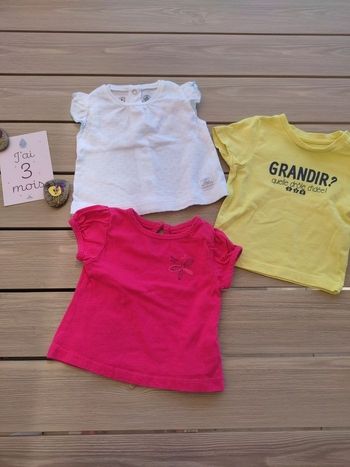 Lot de 3 t-shirts