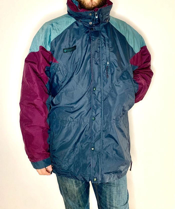 C’est / blouson Kway coupe vent imperméable Columbia vintage année 80-90 - photo numéro 2