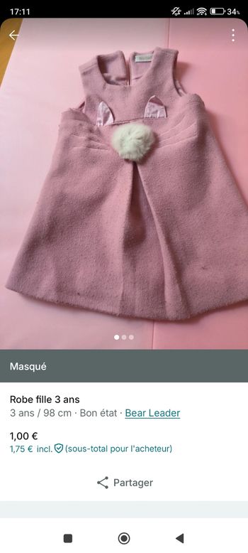 Lot de vêtements fille 3 ans