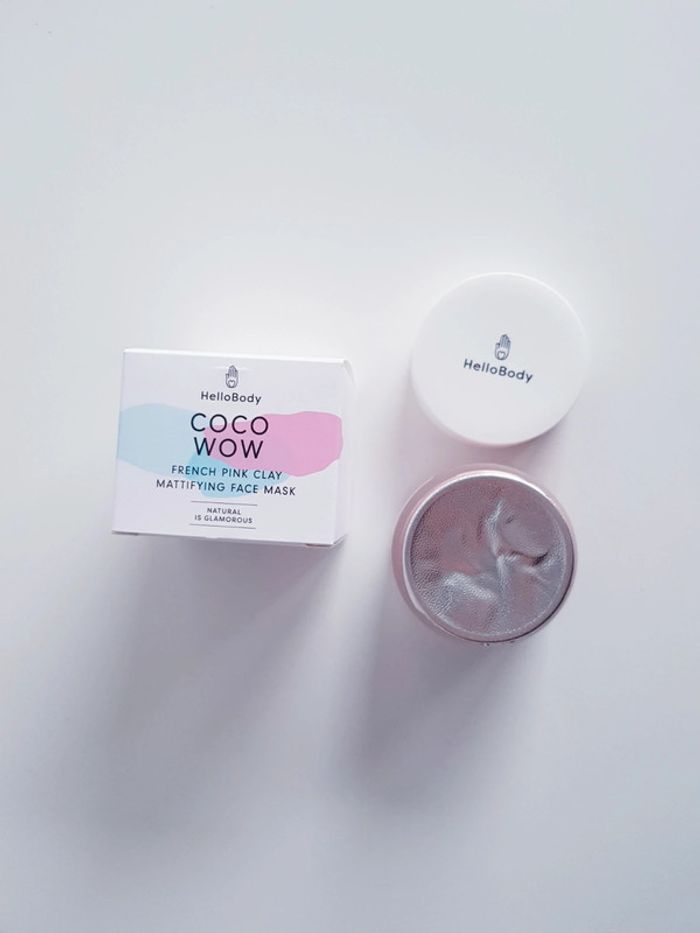 HelloBody - Coco Wow - Masque à l'argile rose matifiant - Neuf dans son emballage d'origine ! - photo numéro 3