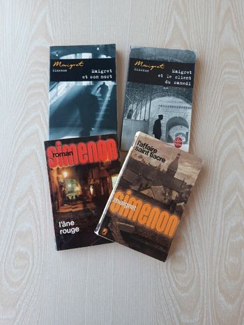 Lot 4 livres Simenon