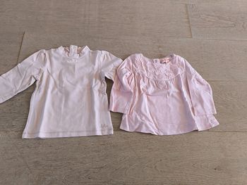 Hauts manches longues fille en 6 mois