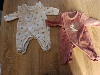 Lot pyjama naissance fille