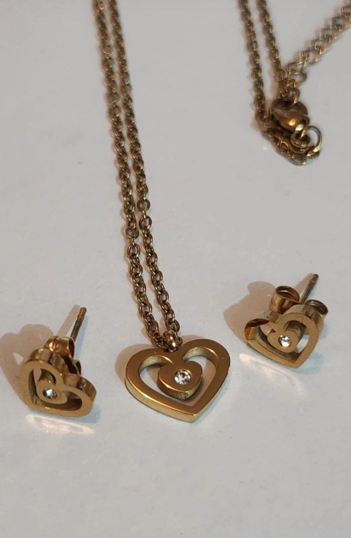 Ensemble bijoux acier inoxydable - photo numéro 4