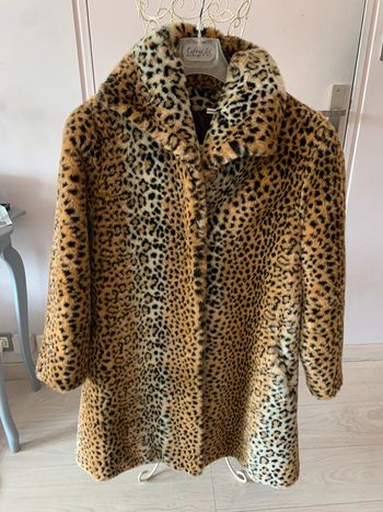 Manteau fourrure léopard 38