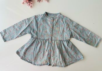 Blouse/chemisier jean Vertbaudet fille 3 ans